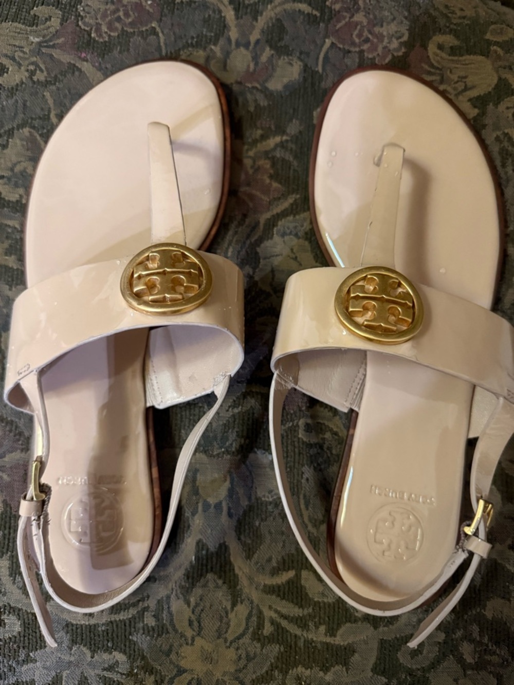 Authentic Tory Burch Benton 2 Flat Thong Sandals